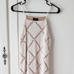 Ombre effect Tea Length Dress